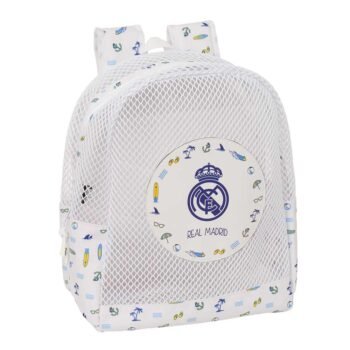 Real Madrid Mochila Doble Blanco