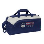 Benetton Bolsa Deportiva Bolsa de Deporte Azul Marino