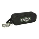 Stranger Things Estuche Portatodo Doble Negro