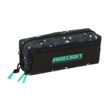 Minecraft Estuche Portatodo Rr Triple Azul