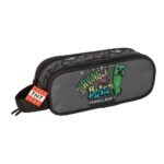 Minecraft Estuche Portatodo Rr Doble Negro