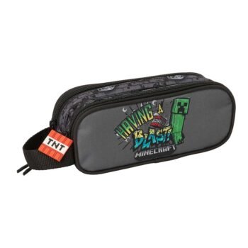 Minecraft Estuche Portatodo Rr Doble Negro