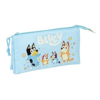 Bluey Estuche Portatodo Rr Triple Azul