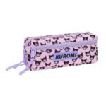 Sanrio Kuromi Estuche Portatodo Triple Rosa