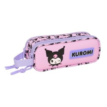 Sanrio Kuromi Estuche Portatodo Doble Rosa