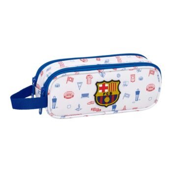 F.c. Barcelona Estuche Portatodo F. C. Doble Preescolar Blanco