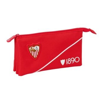 Sevilla FC Estuche Portatodo Triple Rojo