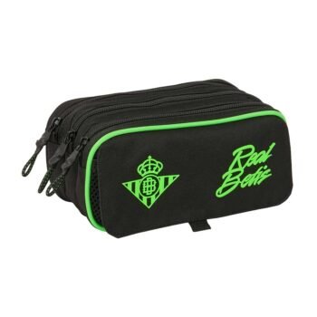 Real Betis Estuche Portatodo Triple Adaptable a Negro