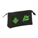 Real Betis Estuche Portatodo Triple Negro