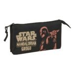 The Mandalorian Estuche Portatodo Triple Negro