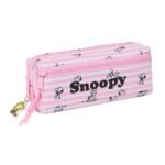 Snoopy Estuche Portatodo Triple Blanco