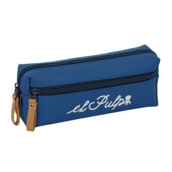 El Pulpo Estuche Portatodo Triple Azul Marino