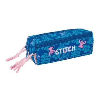 Disney Lilo & Stitch Estuche Portatodo & Triple Azul Marino