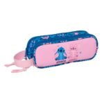 Disney Lilo & Stitch Estuche Portatodo & Doble Azul Marino
