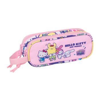 Sanrio Hello Kitty Estuche Portatodo Doble Rosa