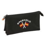 Spagnolo Estuche Portatodo Triple Negro