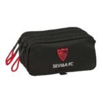 Sevilla FC Estuche Portatodo Triple Adaptable a Negro