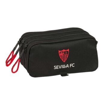 Sevilla FC Estuche Portatodo Triple Adaptable a Negro