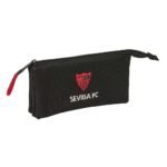 Sevilla FC Estuche Portatodo Triple Negro