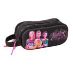 K-Pop Demon Hunters Estuche Portatodo K - Pop Relieve Frontal 3D Doble Negro