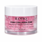 Crema Facial con Colágeno Rosa de Salmón PDRN – Hidratante con Ácido Hialurónico, Niacinamida, Glicerina, Manzanilla y Aceite Mineral – Cápsulas Antiarrugas" 70 gramos