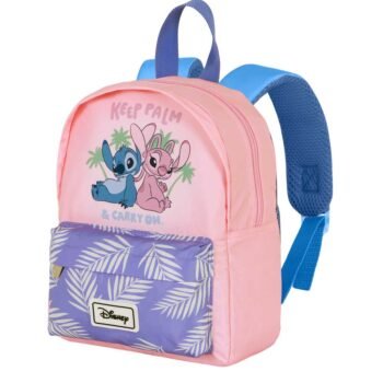 Disney Lilo & Stitch Mochila Infantil Preescolar & Ligera Rosa