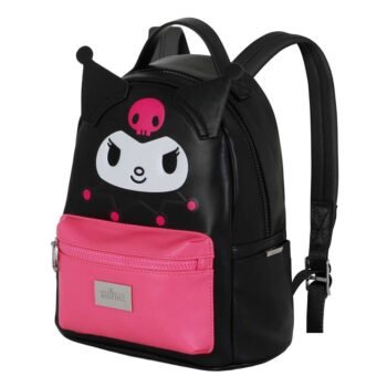 Hello Kitty Kuromi Face Mochila Heady, Lila