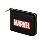 Marvel Comics Wallet Man Zip, Negro