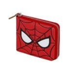 Marvel Spiderman Chibi Wallet Man Zip, Rojo