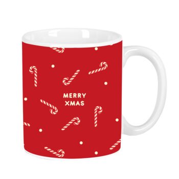 TAZA GRANDE CARAMELOS MERRY XMAS