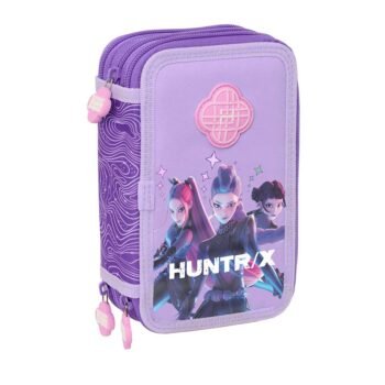 K-Pop Demon Hunters Plumier K - Pop Triple Morado