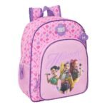 K-Pop Demon Hunters Mochila K - Pop Doble Adaptable a Rosa