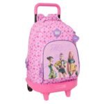 K-Pop Demon Hunters Mochila con Carro K - Pop Doble Rosa