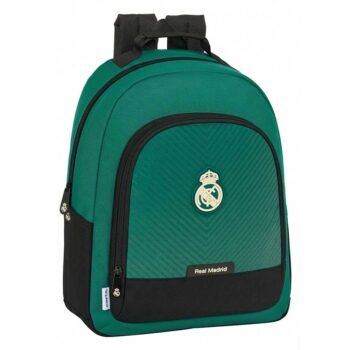 Real Madrid Mochila Doble Adaptable a Azul