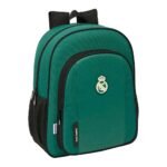 Real Madrid Mochila Doble Adaptable a Azul