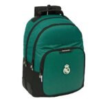Real Madrid Mochila Doble Adaptable a Azul