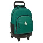 Real Madrid Mochila con Carro Doble Azul