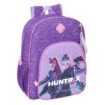 K-Pop Demon Hunters Mochila K - Pop Doble Adaptable a Morado
