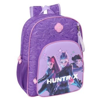 K-Pop Demon Hunters Mochila K - Pop Doble Adaptable a Morado