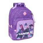 K-Pop Demon Hunters Mochila K - Pop Doble Adaptable a Morado