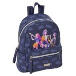 K-Pop Demon Hunters Mini Mochila K - Pop Doble Azul Marino