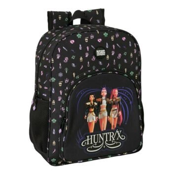 K-Pop Demon Hunters Mochila K - Pop Doble Adaptable a Negro