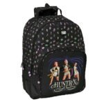K-Pop Demon Hunters Mochila K - Pop Doble Adaptable a Negro