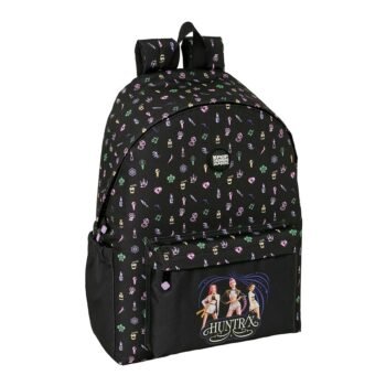 K-Pop Demon Hunters Mochila K - Pop para Portátil Doble Negro