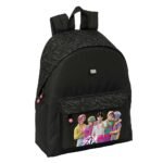 K-Pop Demon Hunters Mochila K - Pop Doble Negro