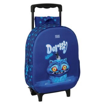 K-Pop Demon Hunters Mochila con Carro K - Pop Relieve Frontal 3D Azul