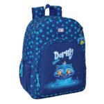 K-Pop Demon Hunters Mochila K - Pop Doble Adaptable a Azul