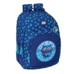 K-Pop Demon Hunters Mochila K - Pop Doble Adaptable a Azul