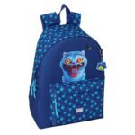 K-Pop Demon Hunters Mochila K - Pop para Portátil Doble Azul