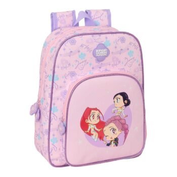 K-Pop Demon Hunters Mochila Infantil Preescolar K - Pop Adaptable a Morado